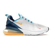 Фото № 1 с приближением к товару «‎Nike Air Max 270 White Industrial Blue Citron Pulse»