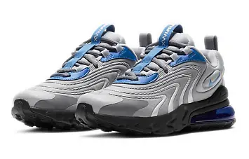 Nike Air Max 270 React ENG (GS) SilverBlue - 4
