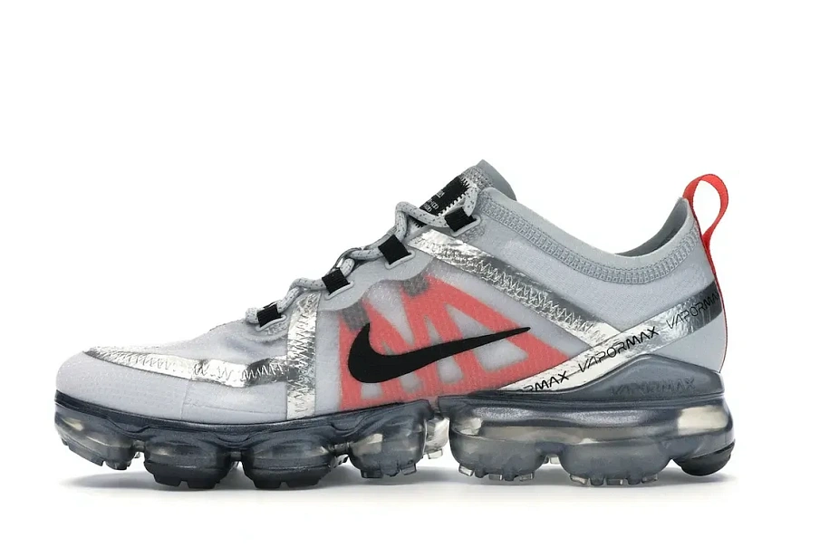 Фото № 3 с приближением к товару «‎Nike Air VaporMax 2019 Pure Platinum Team Orange»