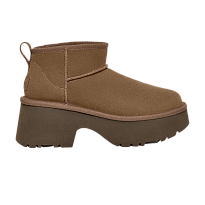 Фото № 1 с приближением к товару «‎UGG Women's Classic Ultra Mini New Heights Boot Hickory (1158311-HCK)»