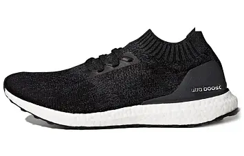 Adidas Ultra Boost Uncaged Running Shoes Black White - 1