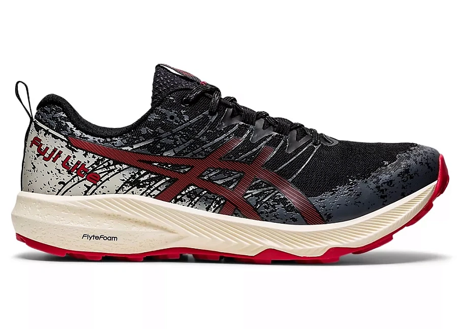 Фото № 1 с приближением к товару «‎ASICS Fuji Lite 2 Black Electric Red»