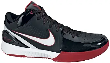 Nike Kobe 4 Black White Varsity Red (344335-012)