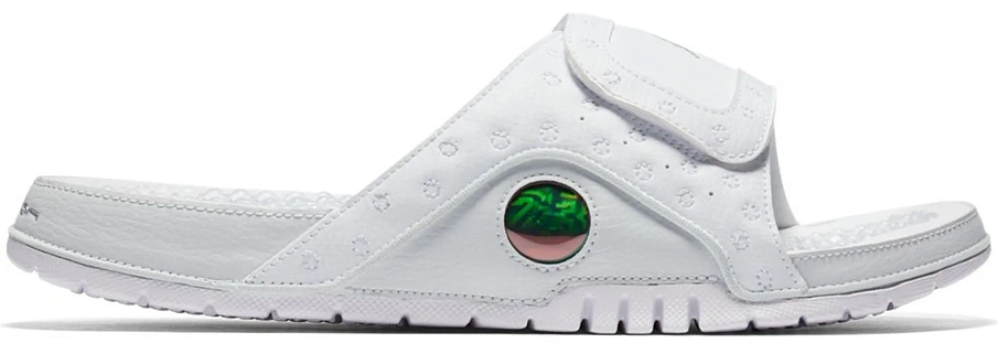 Фото № 1 с приближением к товару «‎Jordan Hydro 13 Retro White Metallic Silver»