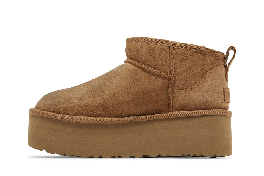 Фото № 4 с приближением к товару «‎UGG Women's Classic Ultra Mini Platform Boot Chestnut»