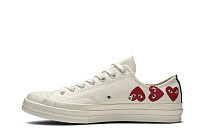 Фото № 4 с приближением к товару «‎Comme des Garçons Play x Converse Chuck 70 Low Top Multi Heart»