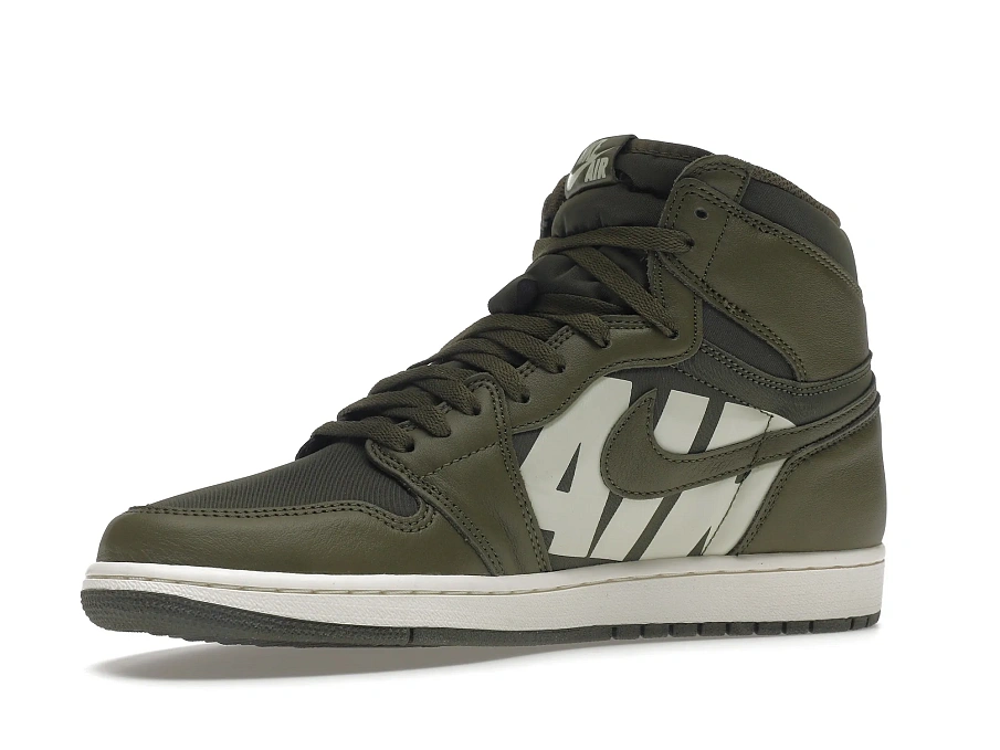 Фото № 3 с приближением к товару «‎Jordan 1 Retro High Olive Canvas»