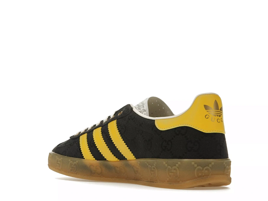 Фото № 4 с приближением к товару «‎adidas x Gucci Gazelle Black GG Monogram»