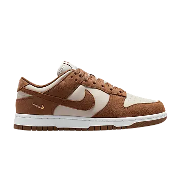 Nike Women's Dunk Low Suede Light British Tan Cream White
