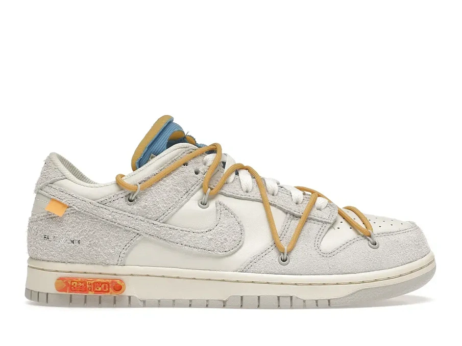Фото № 1 с приближением к товару «‎Nike Dunk Low Off-White Lot 34»