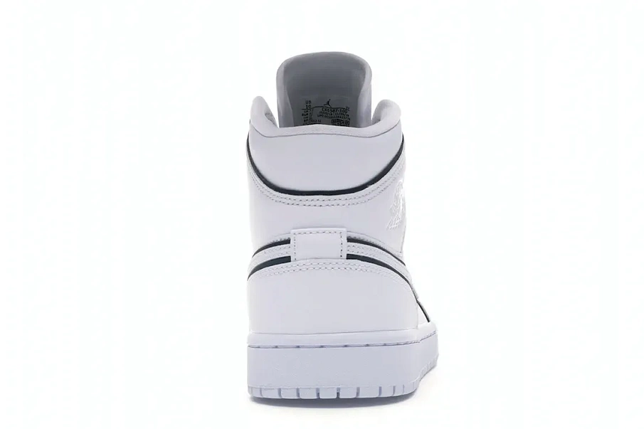 Фото № 4 с приближением к товару «‎Jordan 1 Mid Iridescent Reflective White »