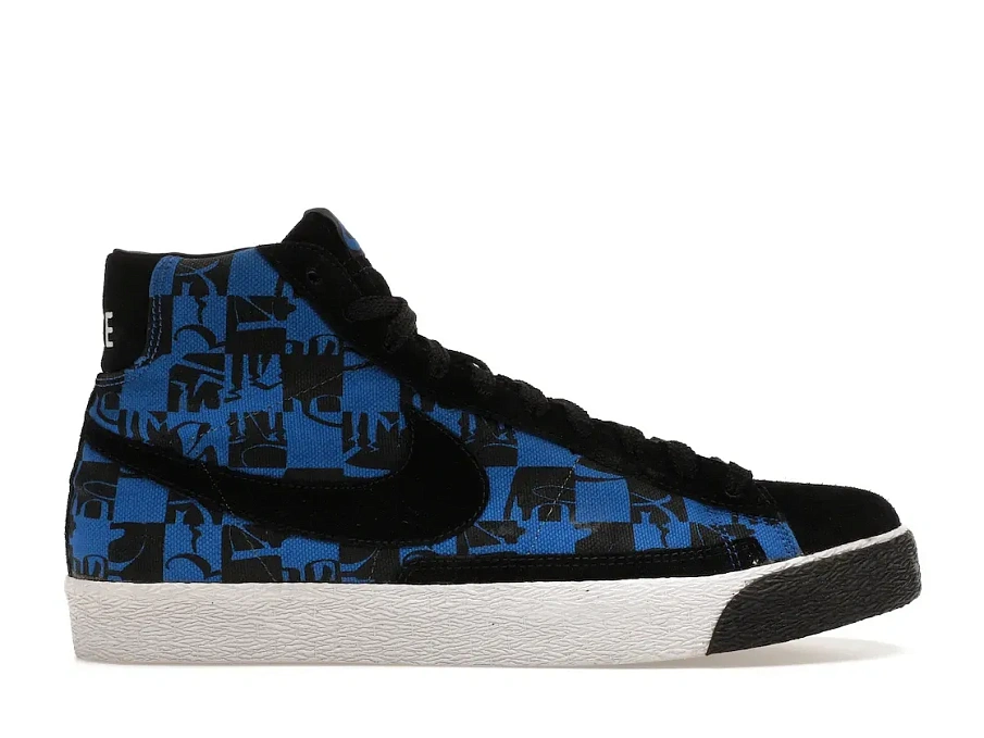 Фото № 1 с приближением к товару «‎Nike SB Blazer Stussy Neighborhood Blue»
