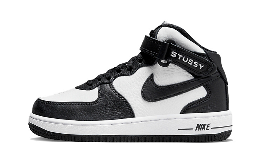 Фото № 1 с приближением к товару «‎Stussy Nike PS Air Force 1 Mid "Black and Light Bone"»