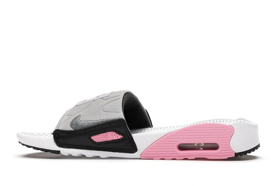 Фото № 5 с приближением к товару «‎Nike Air Max 90 Slide White Rose Cool Grey »
