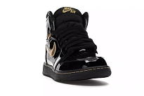 Фото № 3 с приближением к товару «‎Jordan 1 Retro High Black Metallic Gold (2020) »