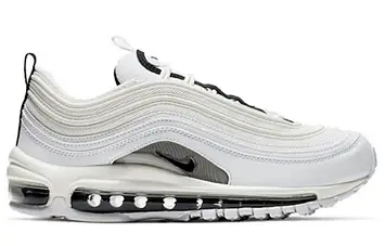 Nike Air Max 97 (W) Running Shoes White Black Silver - 2