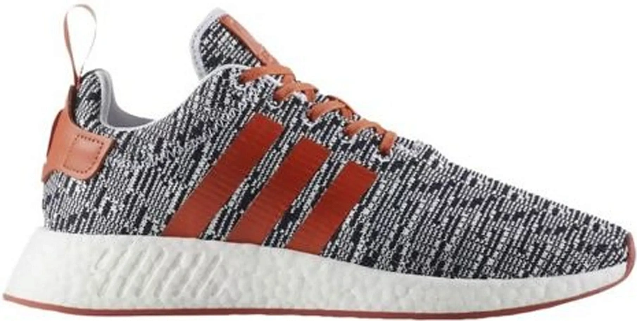 Фото № 1 с приближением к товару «‎adidas NMD R2 White Grey Solar Red»