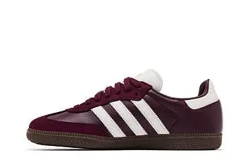 adidas Women's Samba OG Maroon Off White Gum - 4