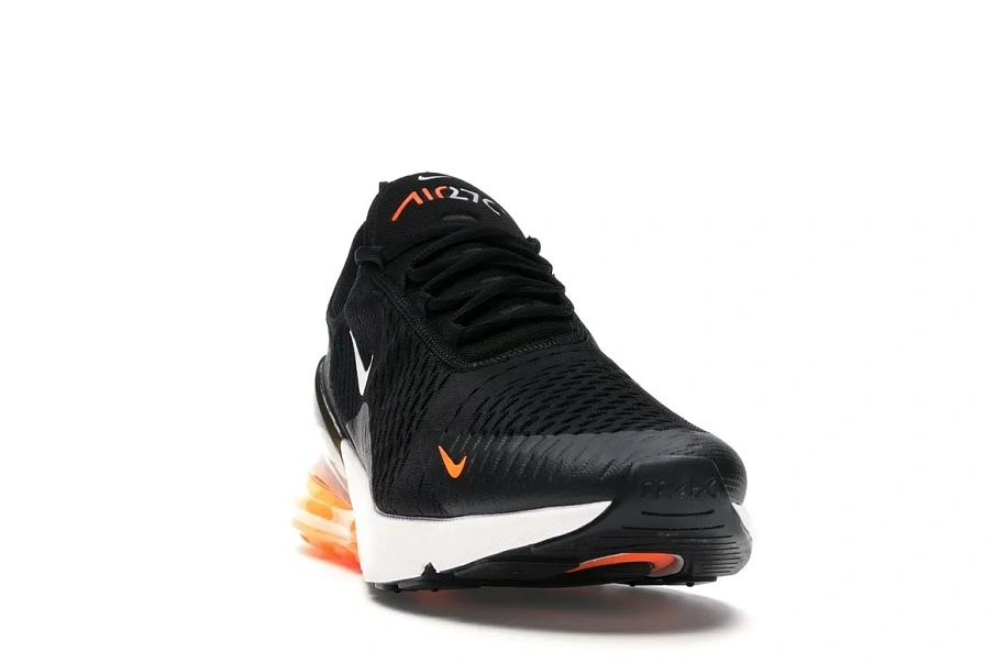 Фото № 2 с приближением к товару «‎Nike Air Max 270 Black White Total Orange»