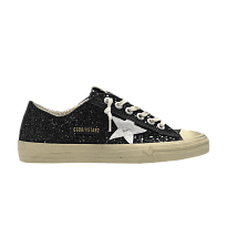 Фото № 1 с приближением к товару «‎Golden Goose Women's V-Star 2 Black Platinum Glitter Star»