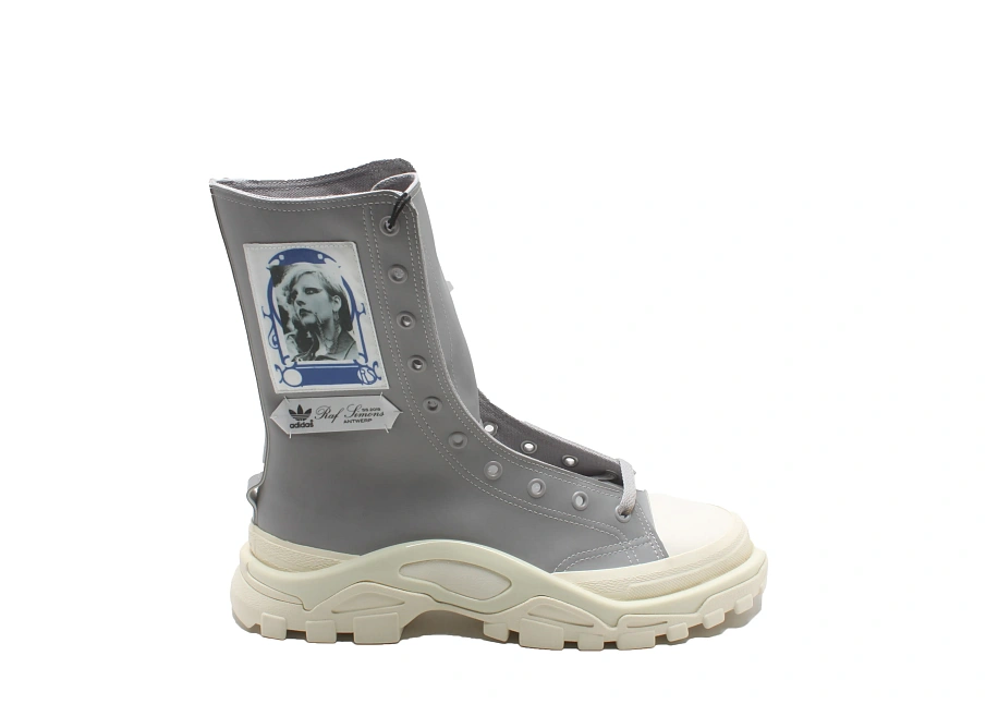 Фото № 1 с приближением к товару «‎adidas Detroit High Raf Simons Grey White»