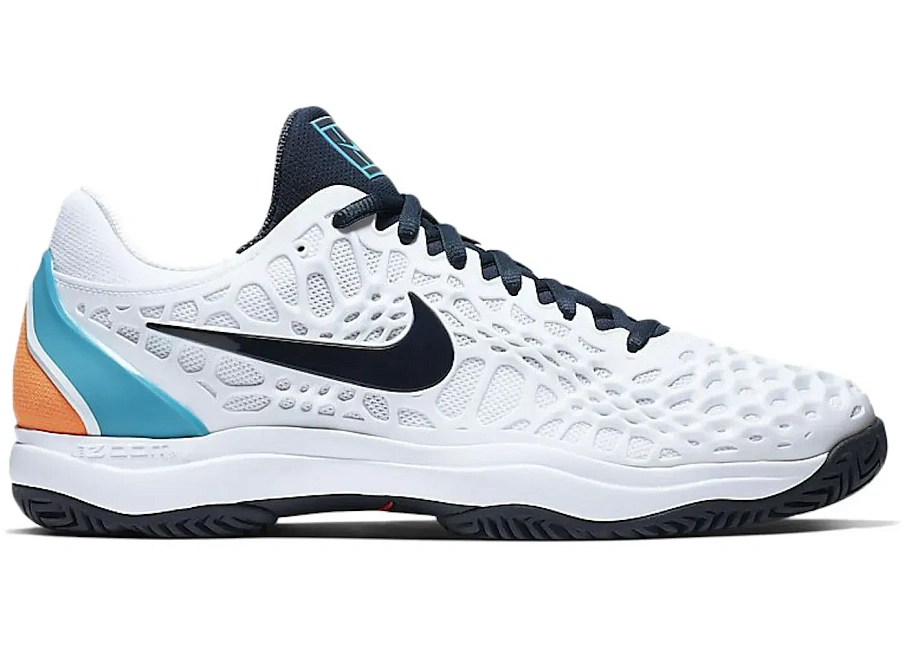 Фото № 1 с приближением к товару «‎Nike Court Zoom Cage 3 White»