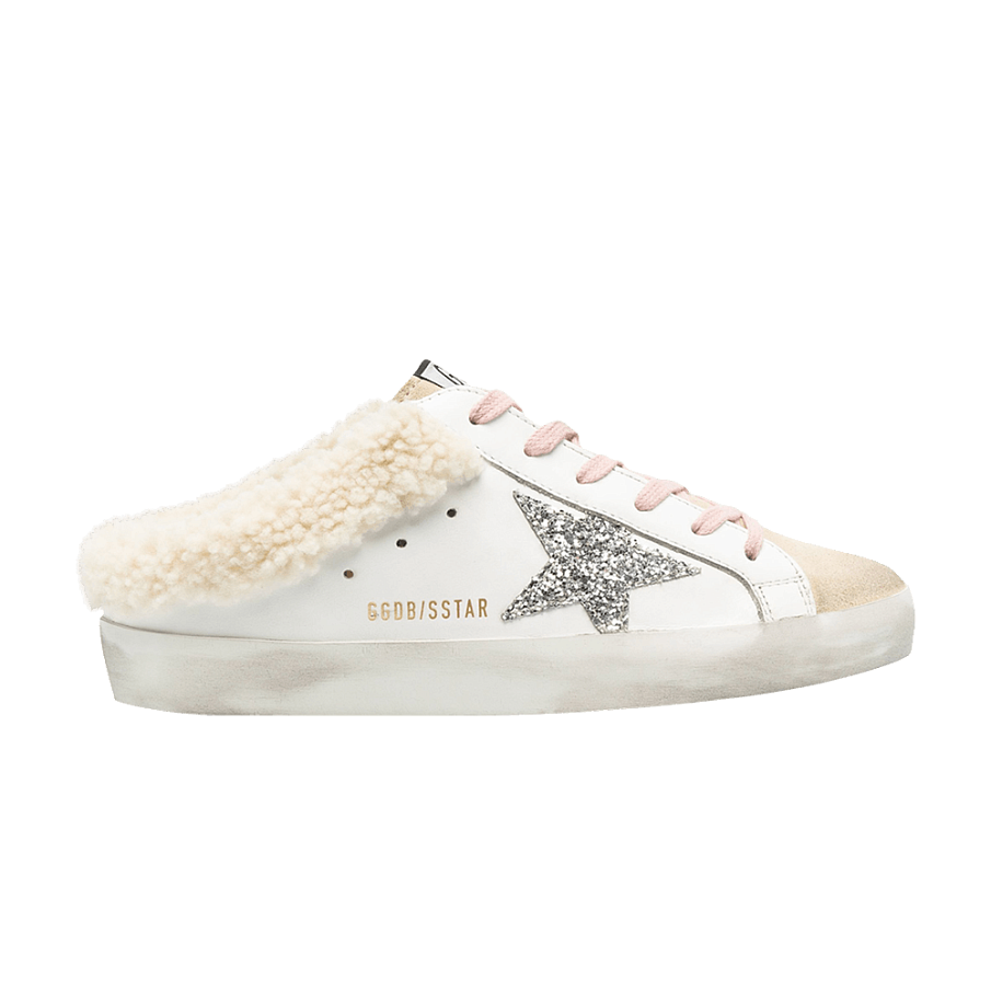 Фото № 1 с приближением к товару «‎Golden Goose Women's Superstar Sabot White Cappuccino Silver»