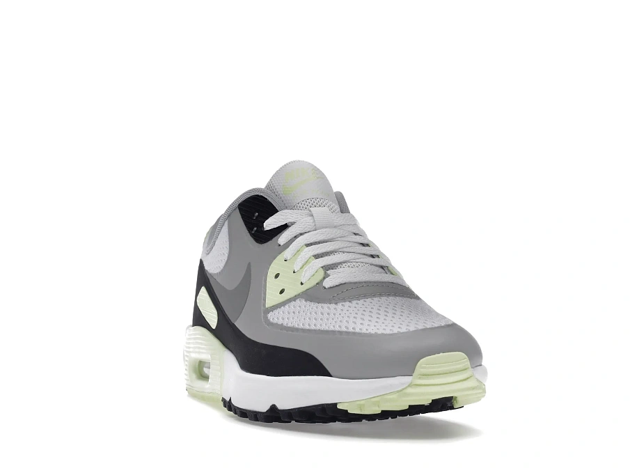 Фото № 4 с приближением к товару «‎Nike Air Max 90 Golf White Particle Grey Barely Volt»