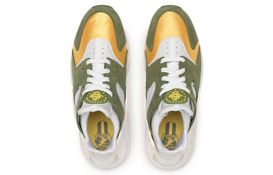 Фото № 3 с приближением к товару «‎Stussy x Nike Air Huarache LE "Dark Olive" Green»