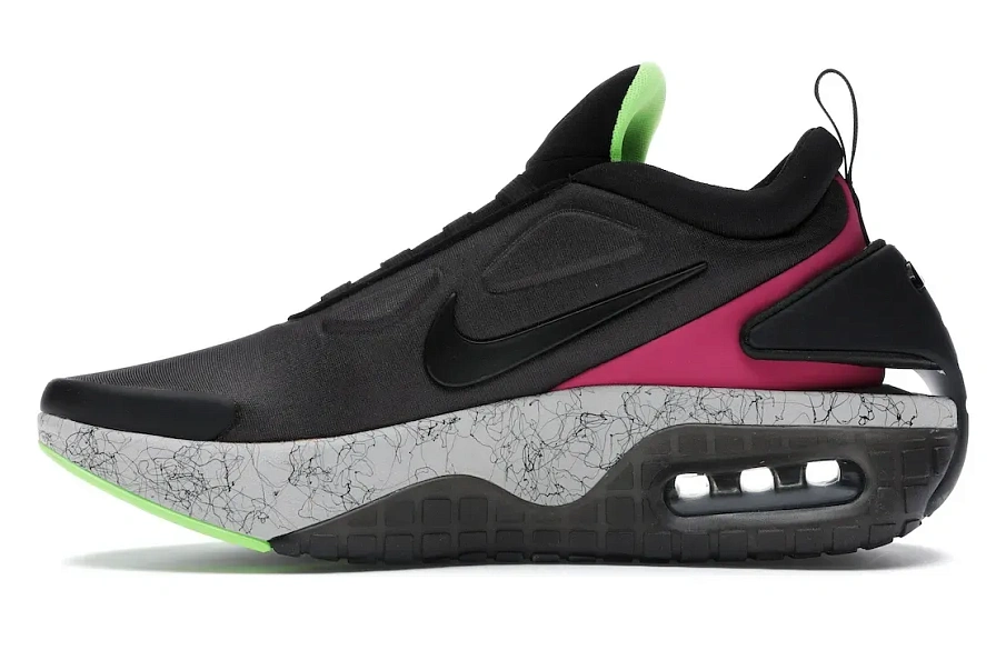 Фото № 3 с приближением к товару «‎Nike Adapt Auto Max Black Laser Fuchsia Electro Green (US Charger)»