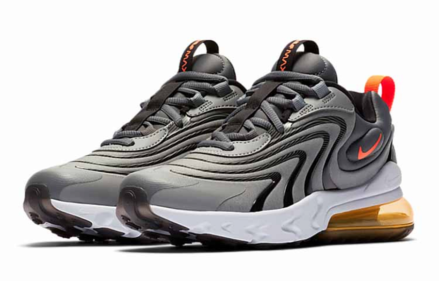 Фото № 3 с приближением к товару «‎Nike Air Max 270 React ENG (GS) Running Shoes Silver»