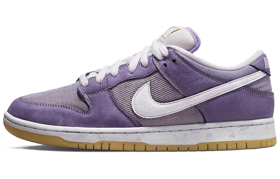 Фото № 1 с приближением к товару «‎Nike SB Dunk Low "Unbleached Pack" Low-Top Sneakers WhitePurple»