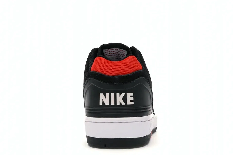 Фото № 4 с приближением к товару «‎Nike SB Air Force 2 Low Black White Habanero Red»