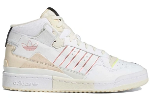adidas Forum Exhibit Mid White Beige Red