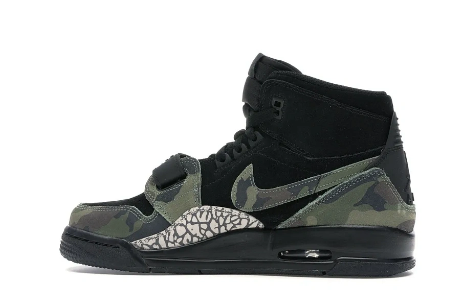 Фото № 5 с приближением к товару «‎Jordan Legacy 312 Black Camo Green »