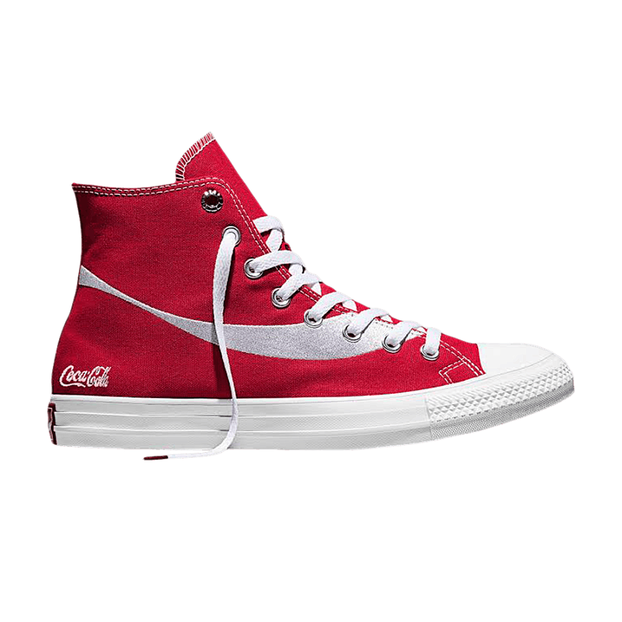 Фото № 1 с приближением к товару «‎Coke Cola x Converse Chuck Taylor All Star HI Red White»
