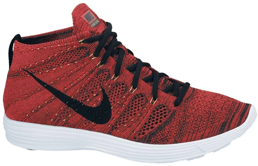 Фото № 1 с приближением к товару «‎Nike Lunar Flyknit Chukka University Red Metallic Gold»