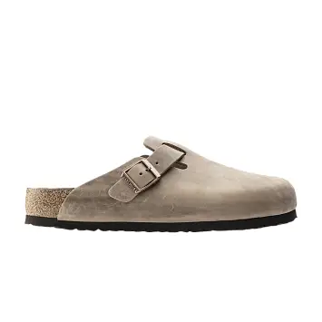 Birkenstock Women's Boston Soft Footbed Oiled Leather Tobacco Brown - 1