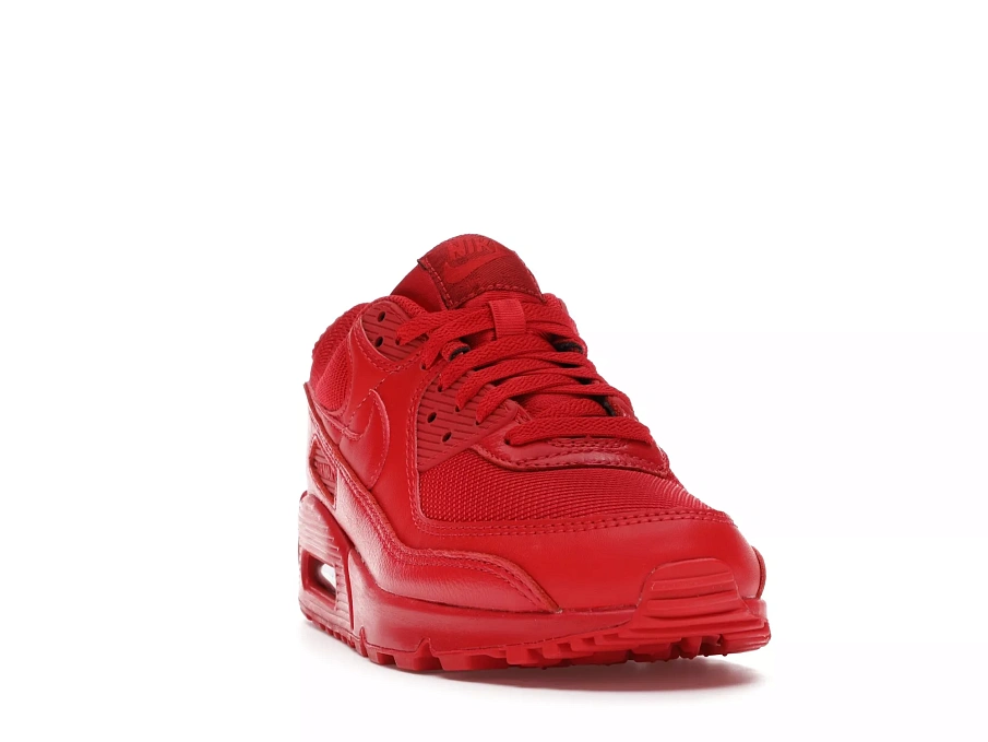 Фото № 2 с приближением к товару «‎Nike Air Max 90 Triple Red (2020)»