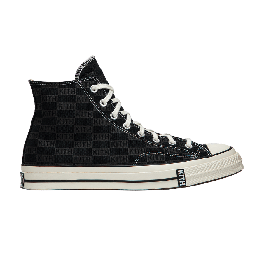Фото № 1 с приближением к товару «‎Kith x Converse Chuck 70 High Black Monogram»
