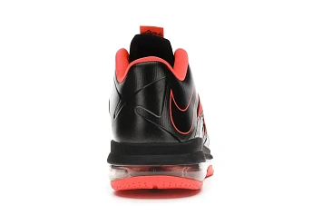 Nike LeBron X Low Black Total Crimson - 4