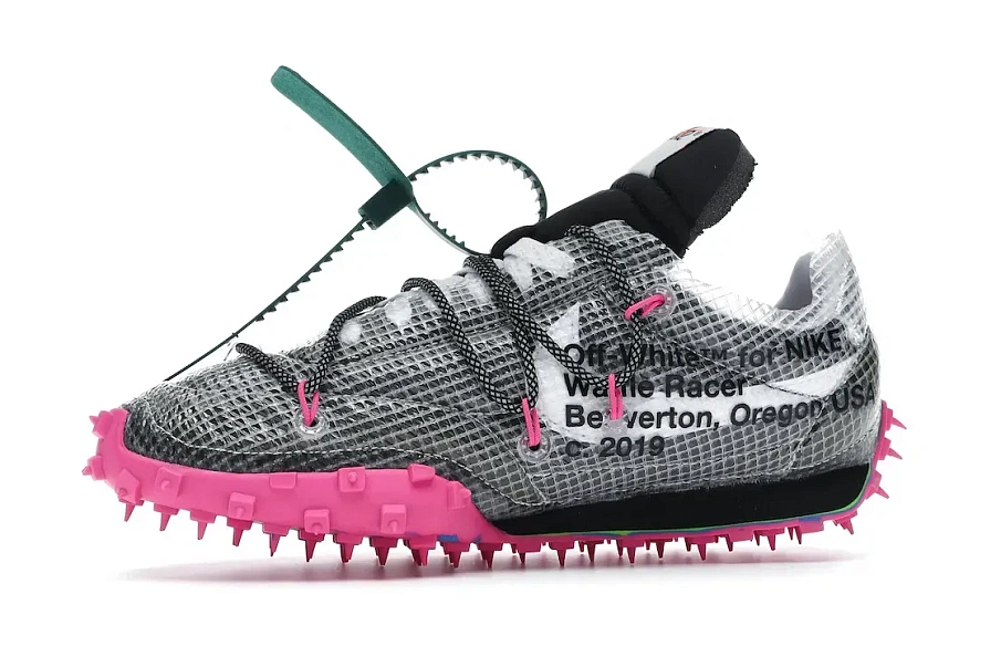 Фото № 3 с приближением к товару «‎Nike Waffle Racer Off-White Black »