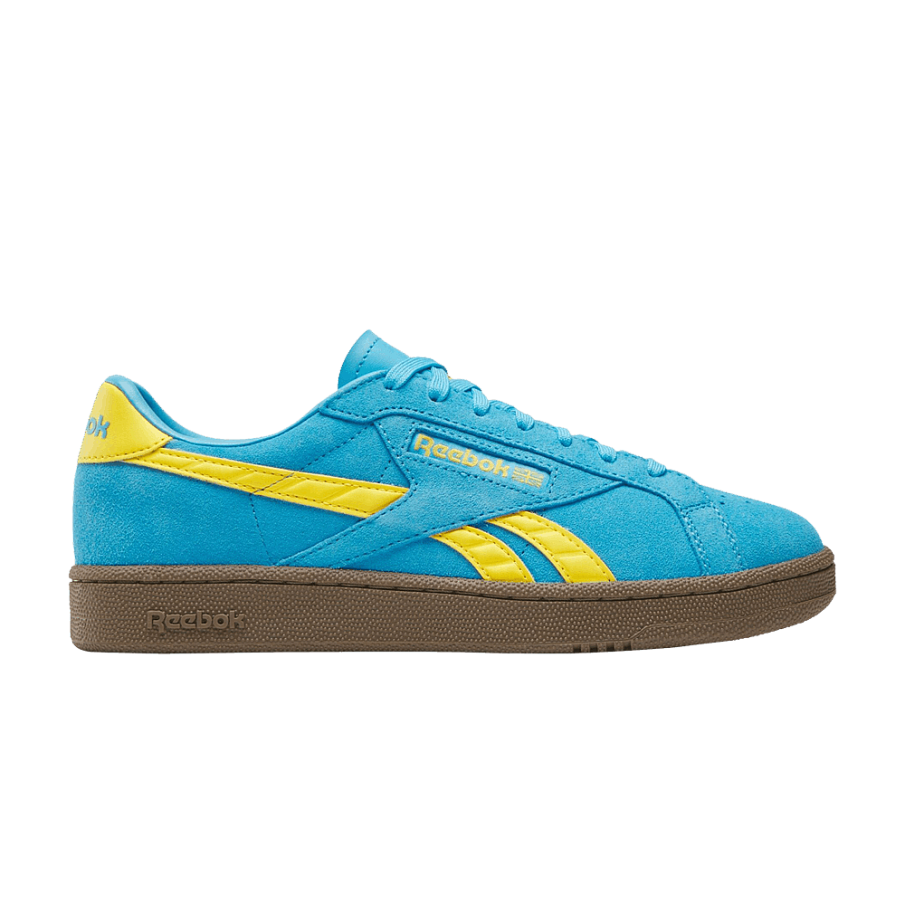 Фото № 1 с приближением к товару «‎Reebok Club C Grounds UK Future Cyan Golden Haze Gum»