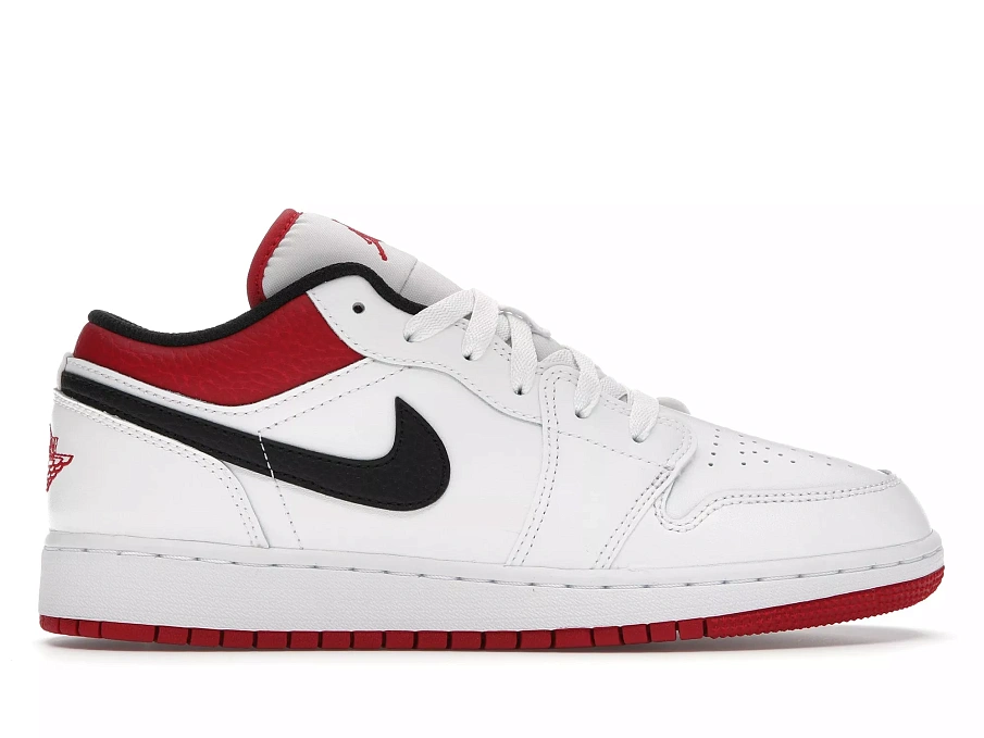 Фото № 1 с приближением к товару «‎Jordan 1 Low White Gym Red »