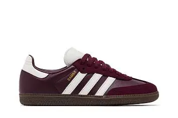 adidas Women's Samba OG Maroon Off White Gum - 2