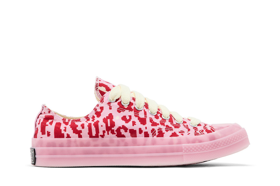 Фото № 2 с приближением к товару «‎Golf Le Fleur x Converse Chuck 70 Low Digital Leopard Pack - Pink»