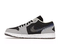 Фото № 2 с приближением к товару «‎Jordan 1 Low SE Crater Black Grey»