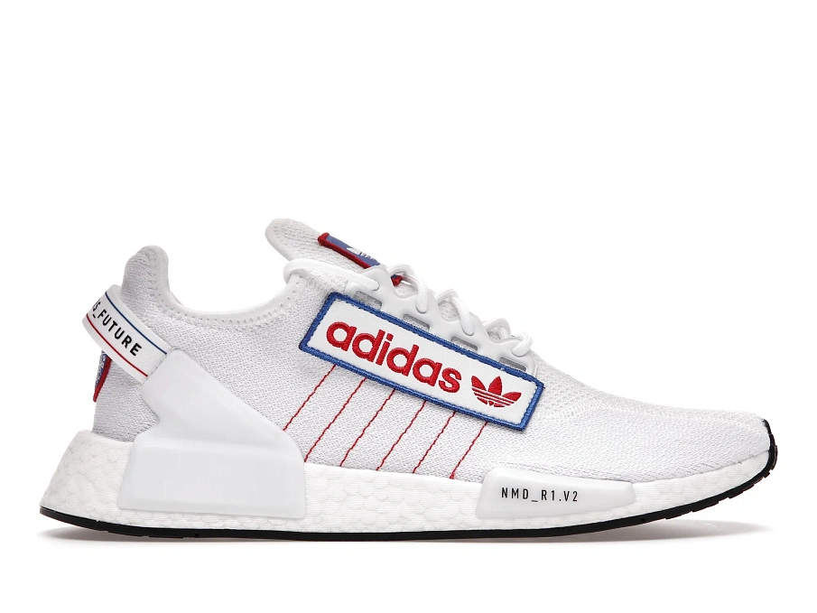 Фото № 1 с приближением к товару «‎adidas NMD R1 V2 White Logo Patch»