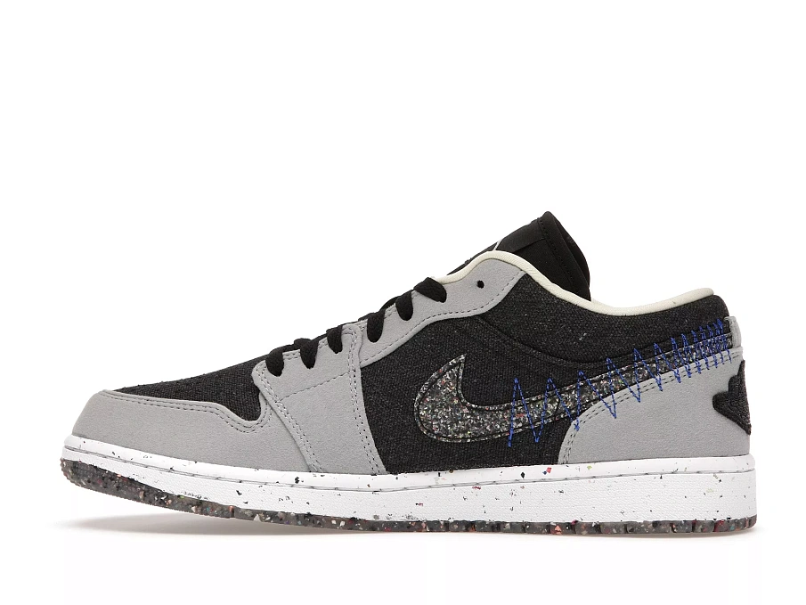 Фото № 2 с приближением к товару «‎Jordan 1 Low SE Crater Black Grey»