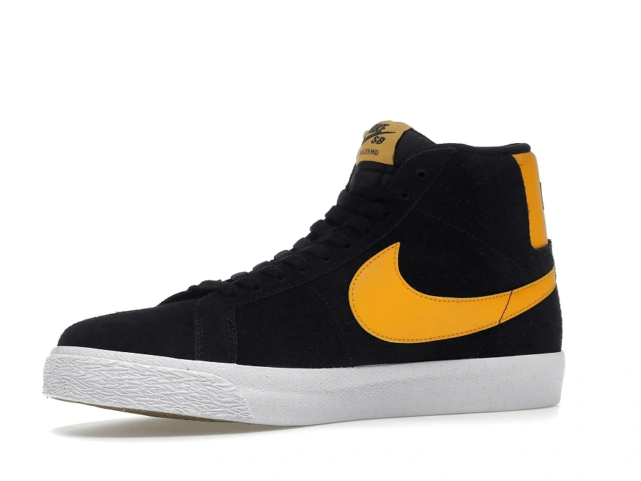 Фото № 3 с приближением к товару «‎Nike SB Zoom Blazer Mid Black University Gold»